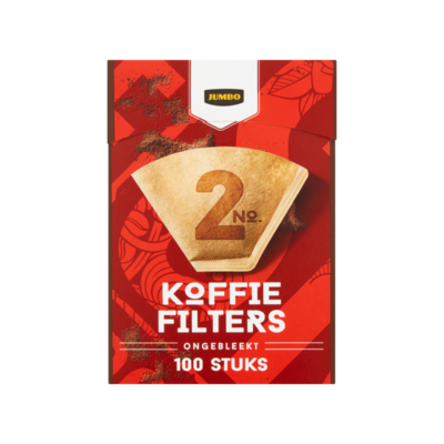 Huismerk Koffiefilters No. 2 Ongebleekt